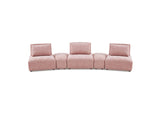 FM63001PK-G Stavanger Curved 3-Seater