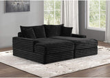 FM6900BK-PK Tavedestrand Double Chaise Sofa
