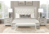 FM70000WH-EK-F-BED Stella Mia E.King Bed