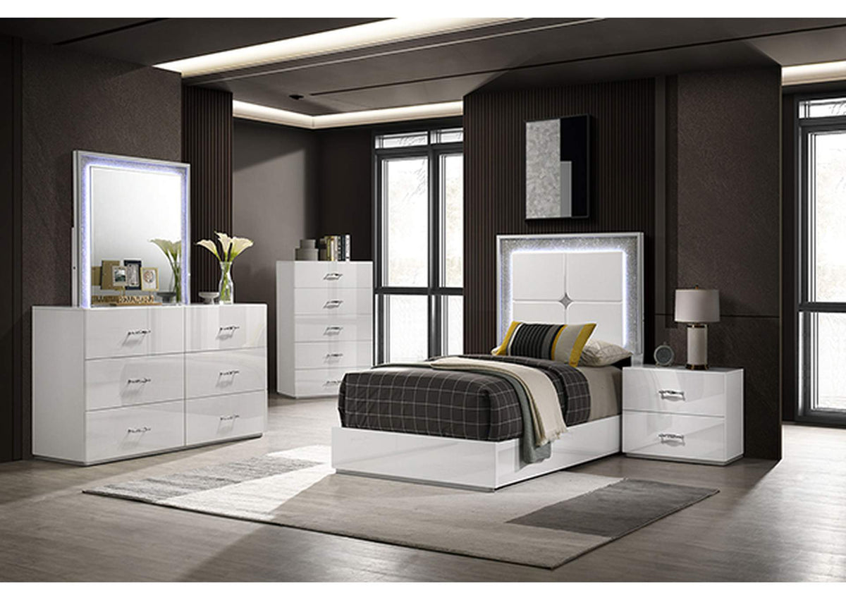 FM72000WH-F-BED Stoholm Full Bed
