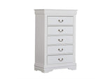 FM7866WH-Q-BED Louis Philippe Queen Bed