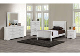 FM7866WH-T-BED Louis Philippe Twin Bed