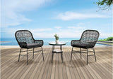 FM80010BK-T-3PC Zalika 3 Pc. Conversation Set