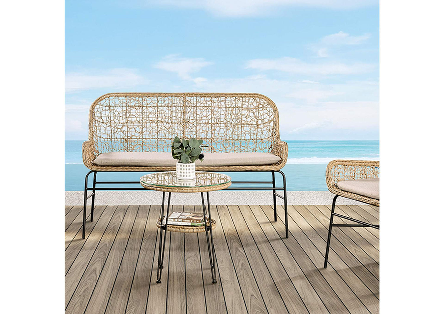Zalika 4 Pc. Conversation Set