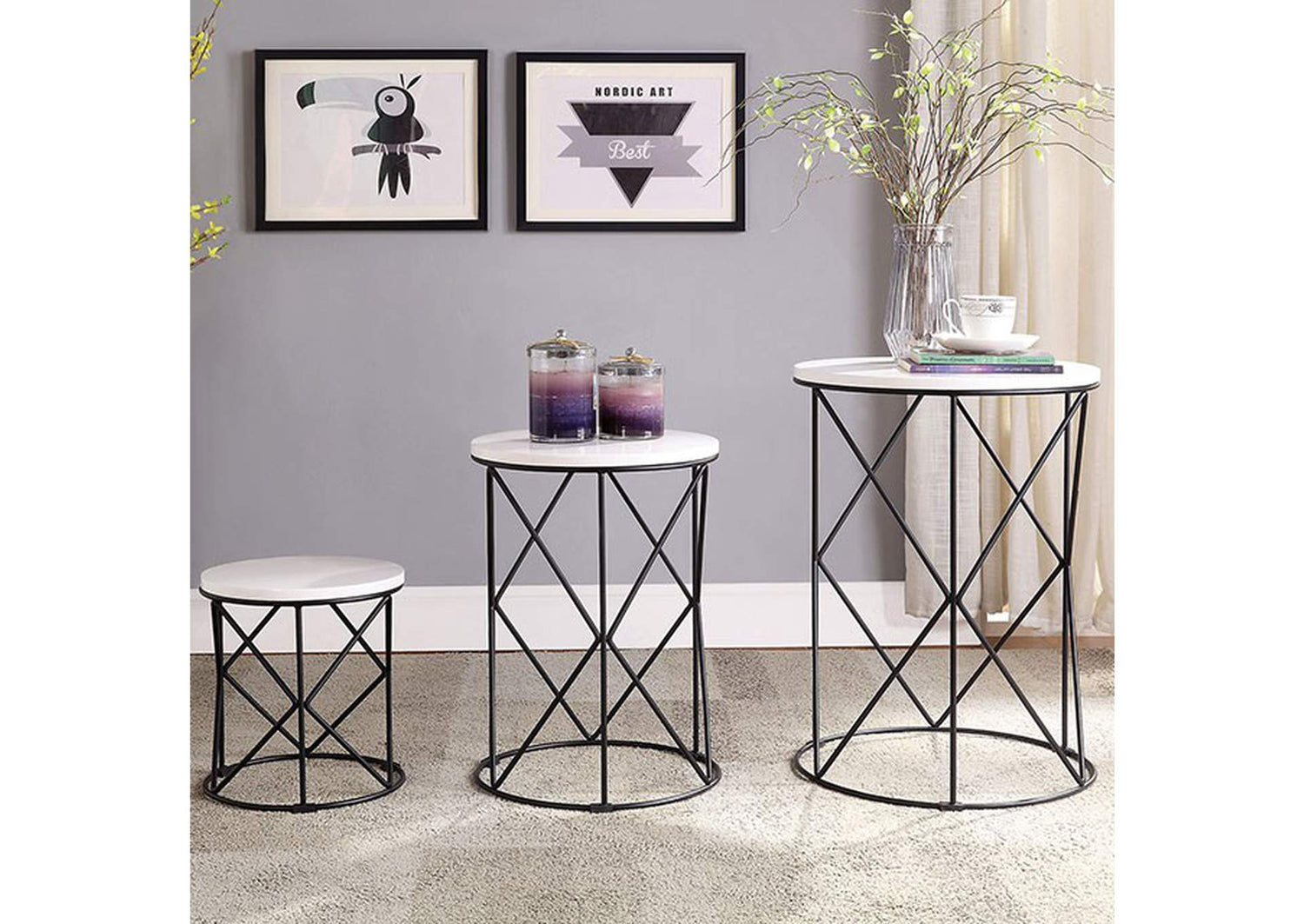 Madyson 3 Pc. Nesting Table