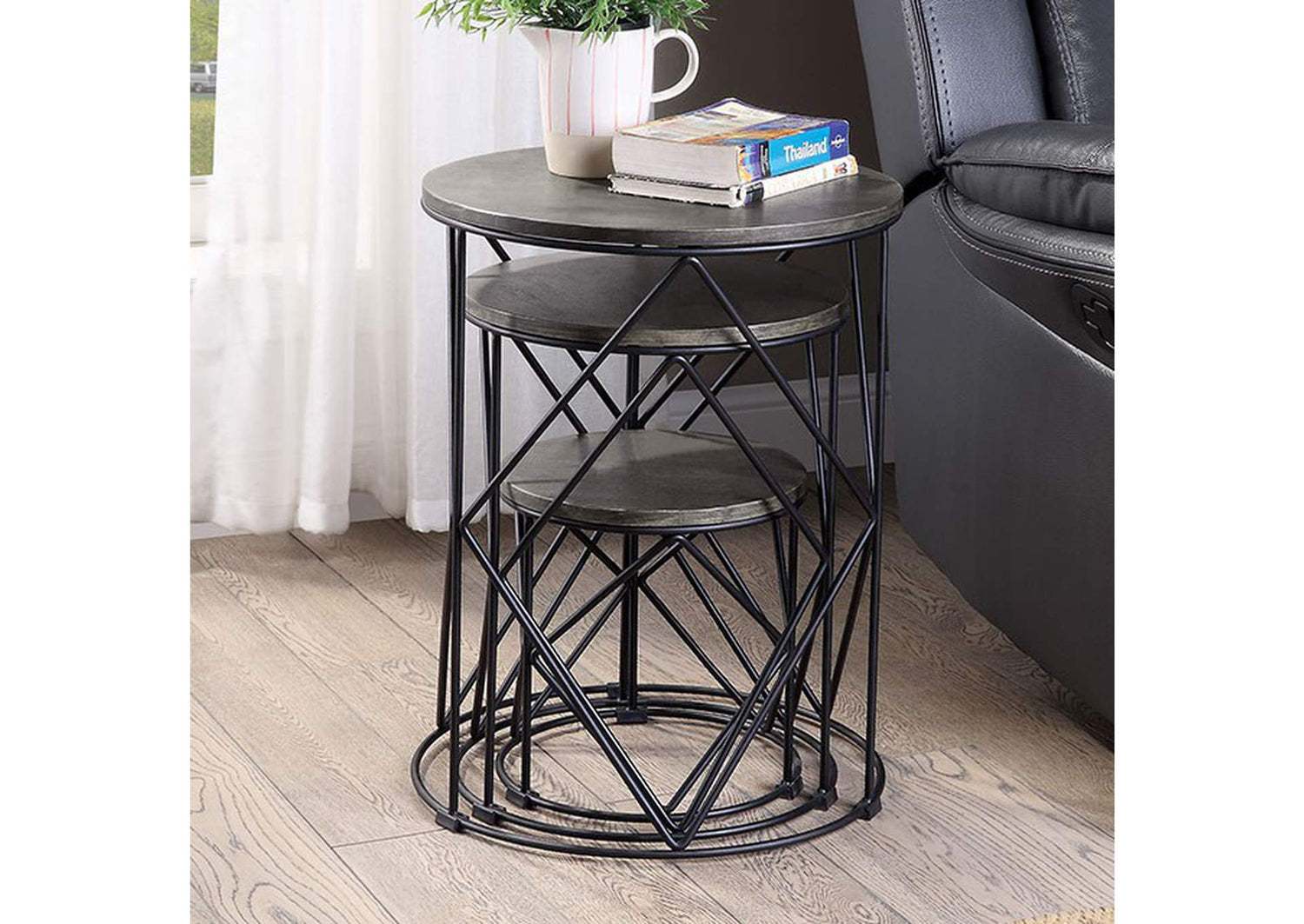 Madyson 3 Pc. Nesting Table