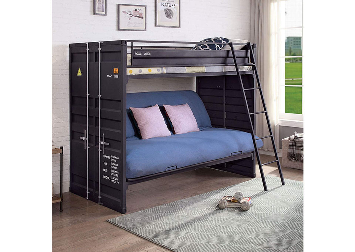 Lafray Twin Bunk w/ Futon Base