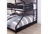 BK653-BED Lodida Full/Twin/Queen Bunk Bed