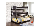 BK971BK-BED Dicarlo Twin/Twin/Full Bunk Bed