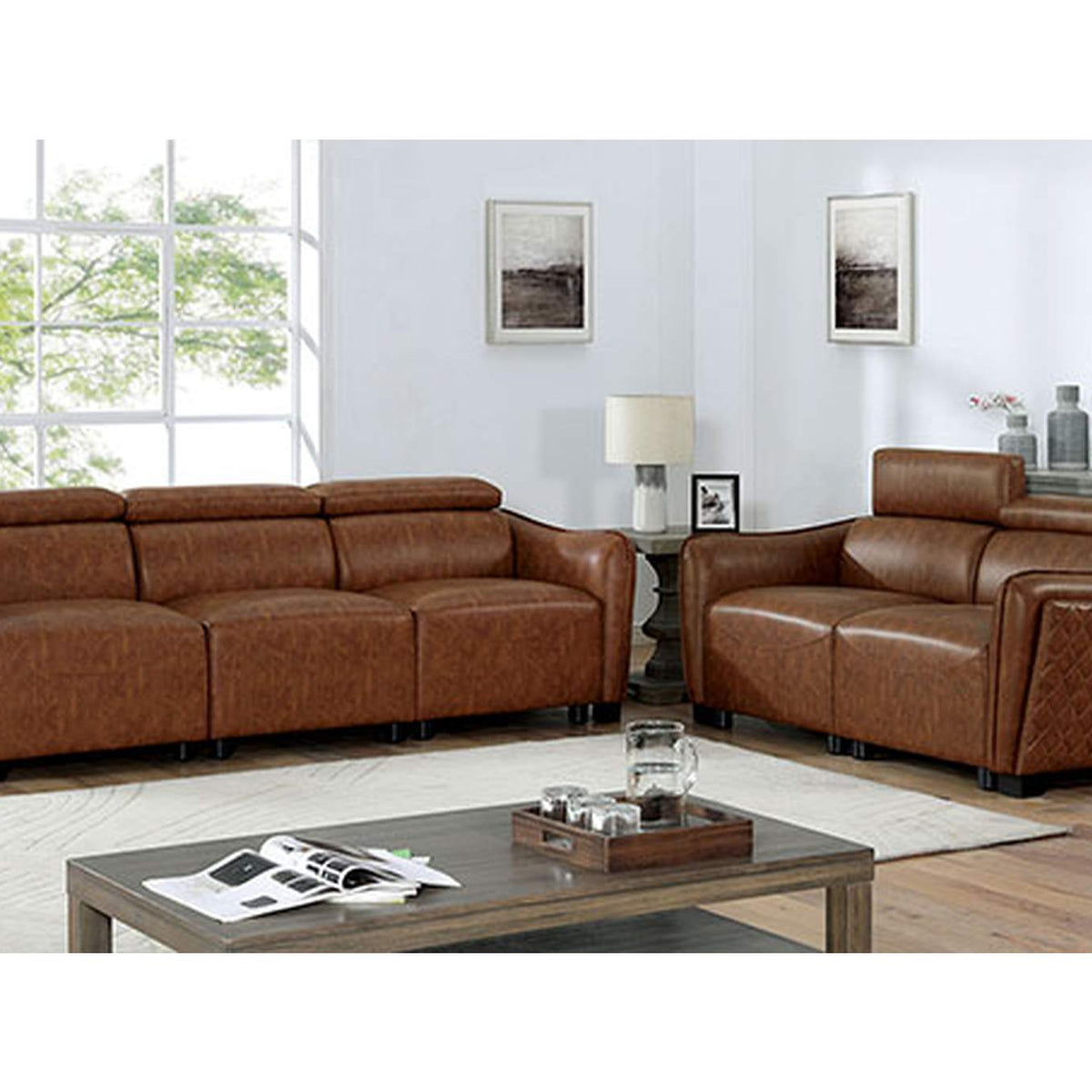 FOA6484BR-LV-PK Holmestrand Loveseat