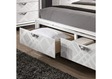 FOA7147WH-CK-BED Emmeline Cal.King Bed