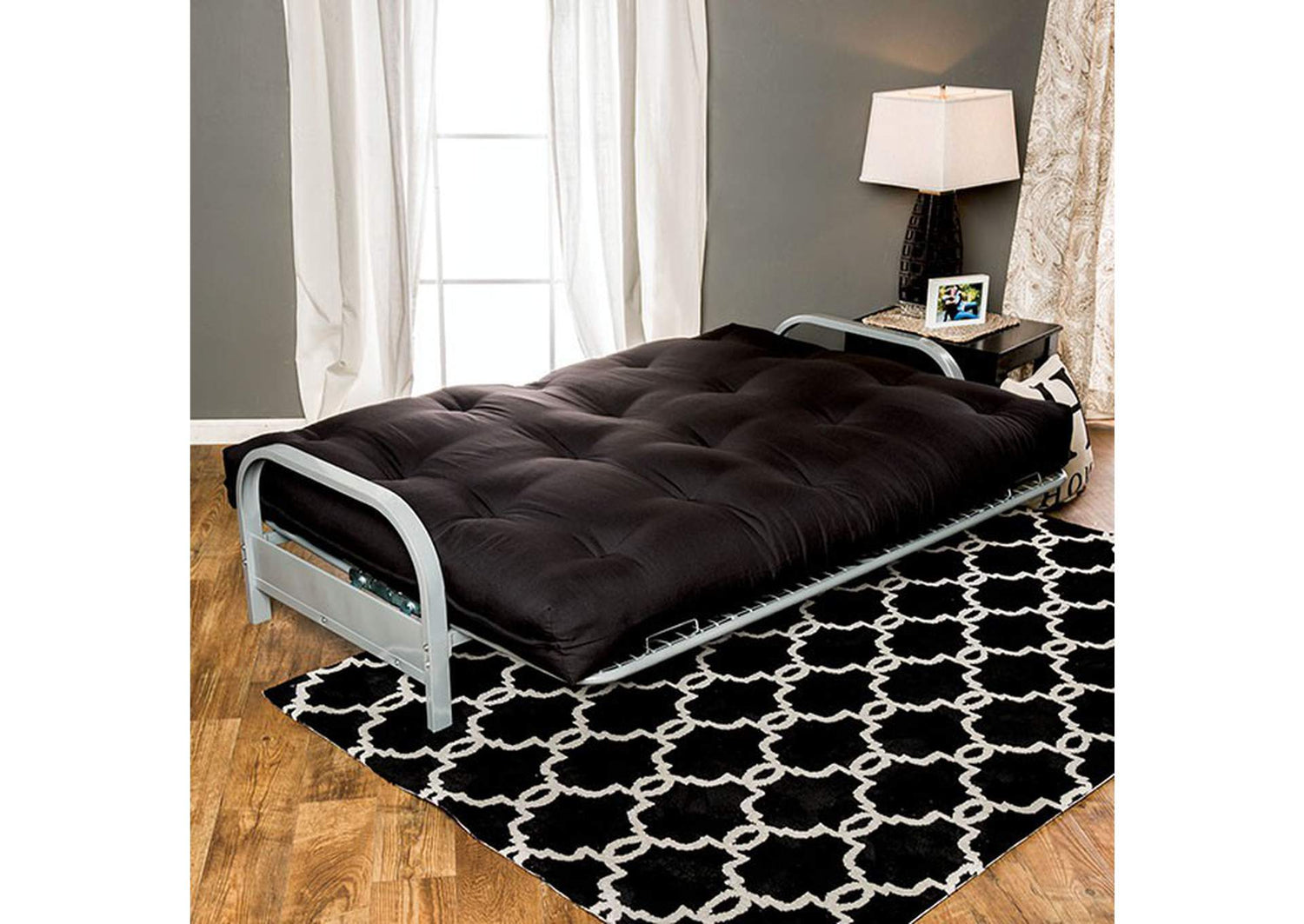 Plosh 8" Black Futon Mattress w/ Spring