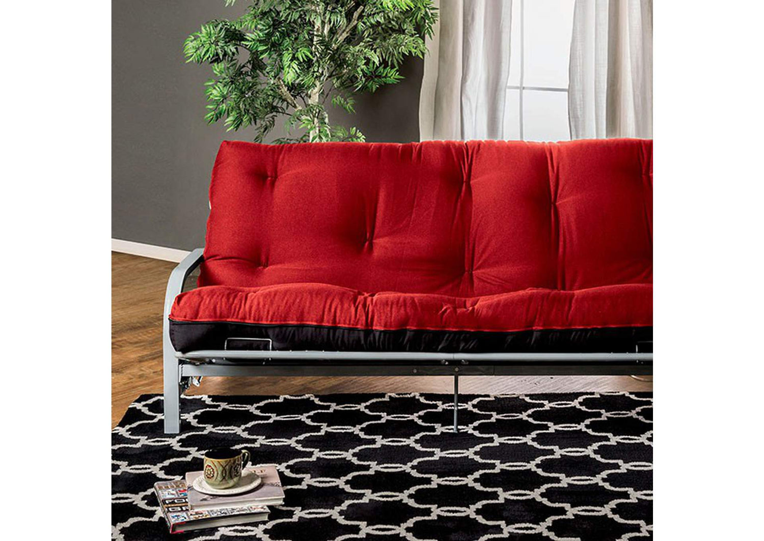 Plosh 8" Black Futon Mattress w/ Spring