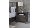 5NL2A7 Lucerne King Size Upholstered Panel Bed In Vintage Coffee
