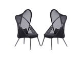 GM-1014BK-2PK Alverta Foldable Chair (2/Ctn)