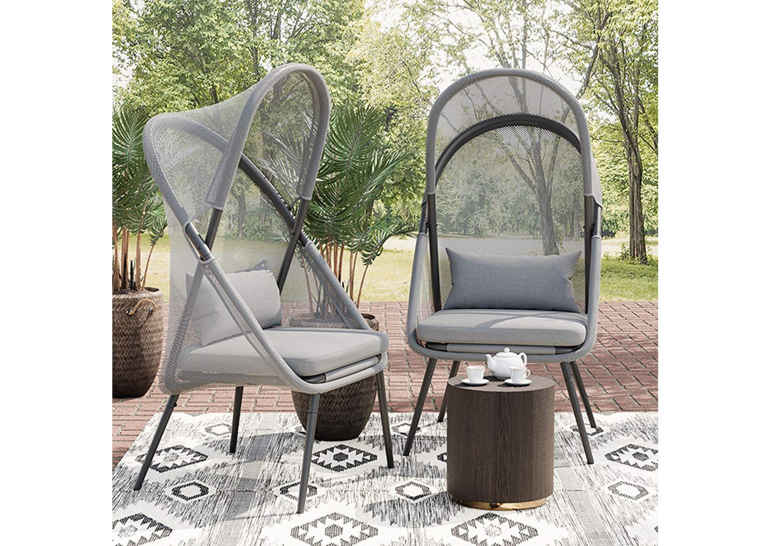 Alverta Foldable Chair (2/Ctn)