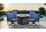 GM-2039-2PK Segovia Swivel Glider Arm Chair (2/CTN)