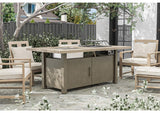 GM-2017-PK Bordeaux Dining Table w/ Fire Pit & Cooler