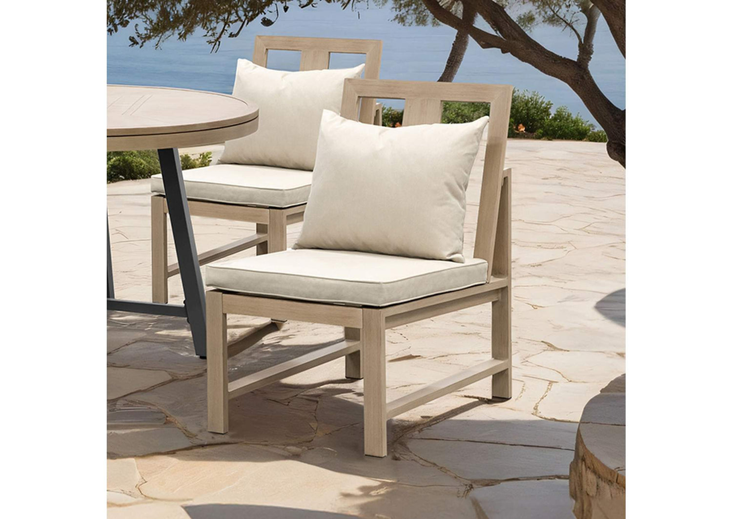 Bordeaux Armless Chair (2/CTN)