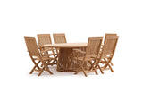 GM-2031-PK Lovina Oval Dining Table
