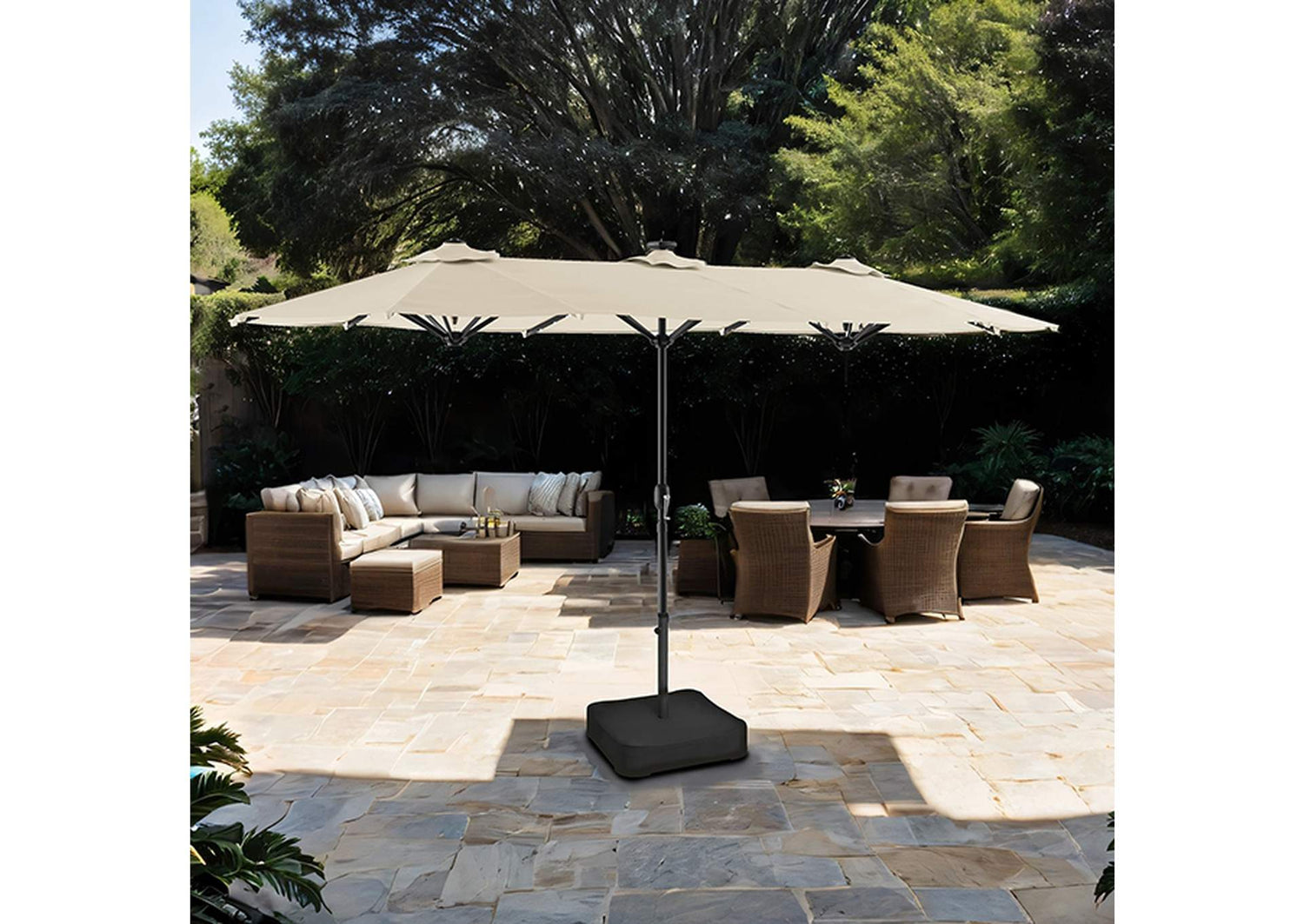 Musa Rectangular Market Umbrella