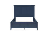 PNKXL7 Grace Three Panel Bed In Blueberry