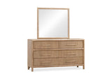NSPV82 Dorsey Six Drawer Dresser In Granola