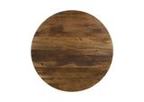 PMRR21 Virton Solid Wood Round Coffee Table In Smoked Brown