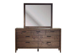 LWY682A Boracay Seven Drawer Walnut Dresser In Wild Oats Brown (2024)