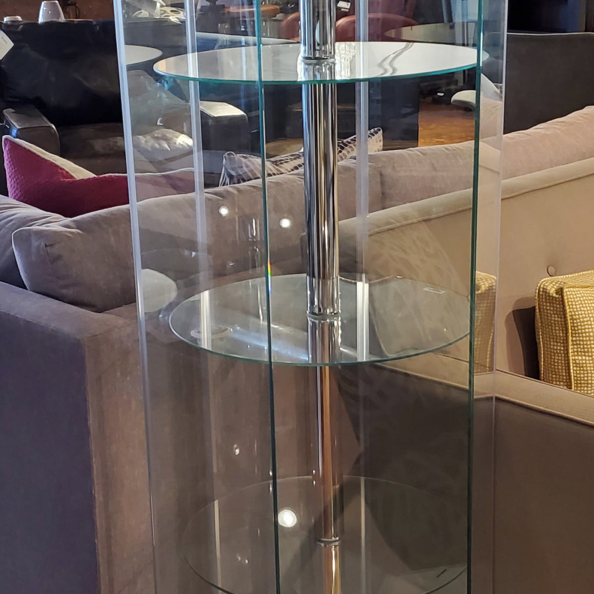 Hexagon Glass Display Case