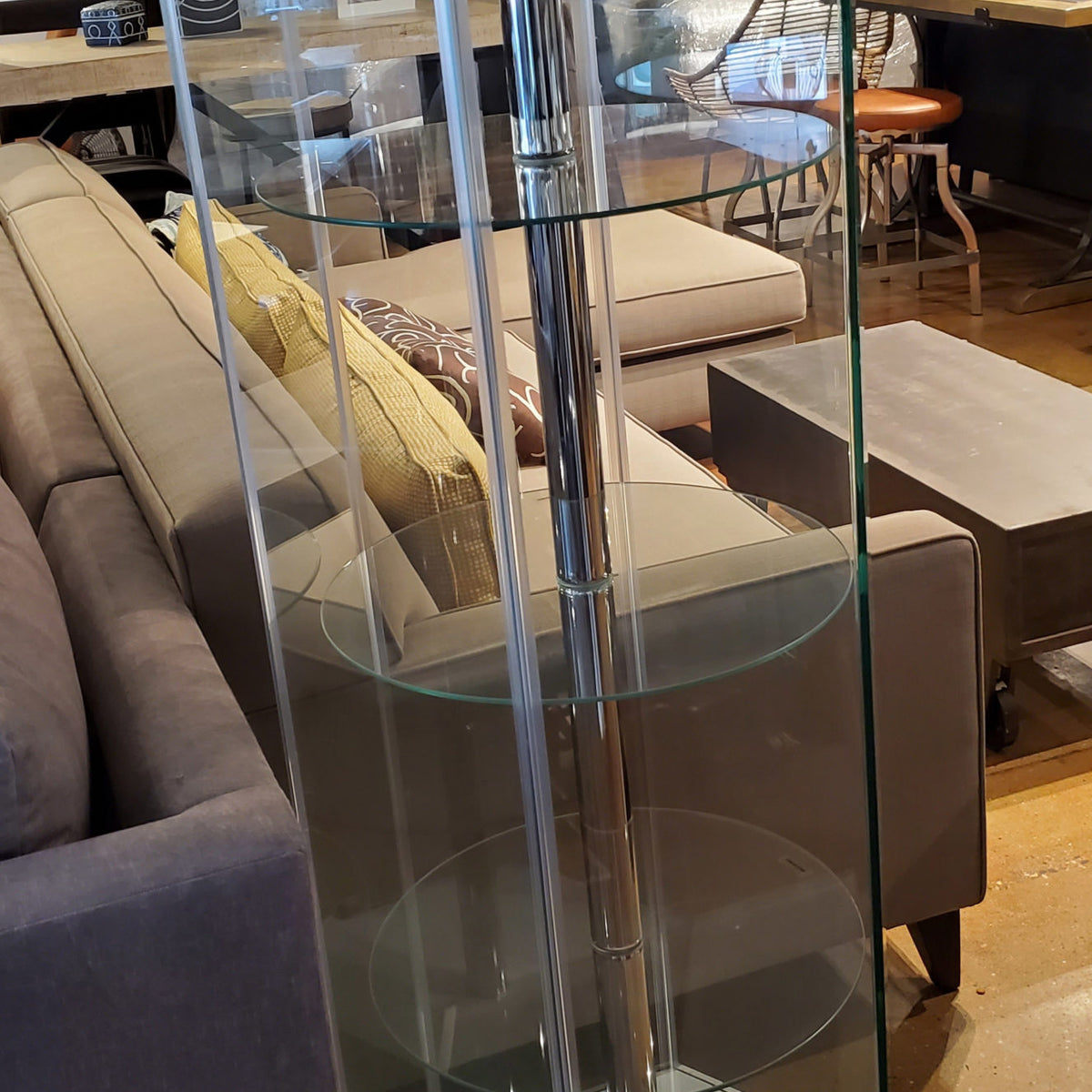 Hexagon Glass Display Case
