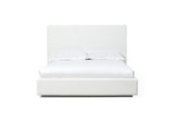 JVHKJ5 One Upholstered Footboard Storage Bed In Pearl