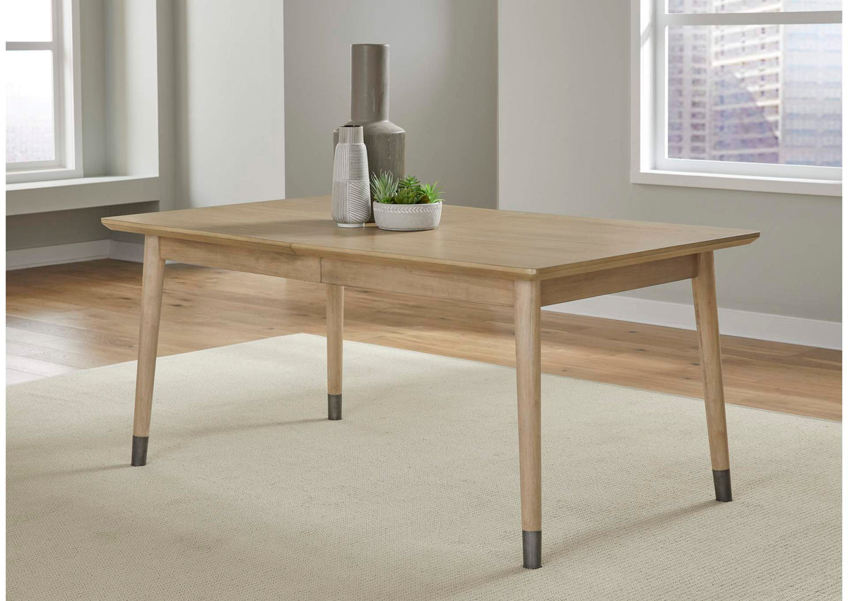 MXNK60 Franklin Extendable White Oak Dining Table In Au Natural