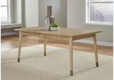 MXNK60 Franklin Extendable White Oak Dining Table In Au Natural