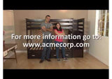 37370 Allentown Twin-Twin Bunk Bed with Trundle and Storage