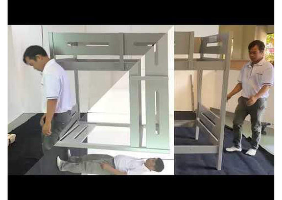 BD01913 Edah Twin-Twin Bunk Bed