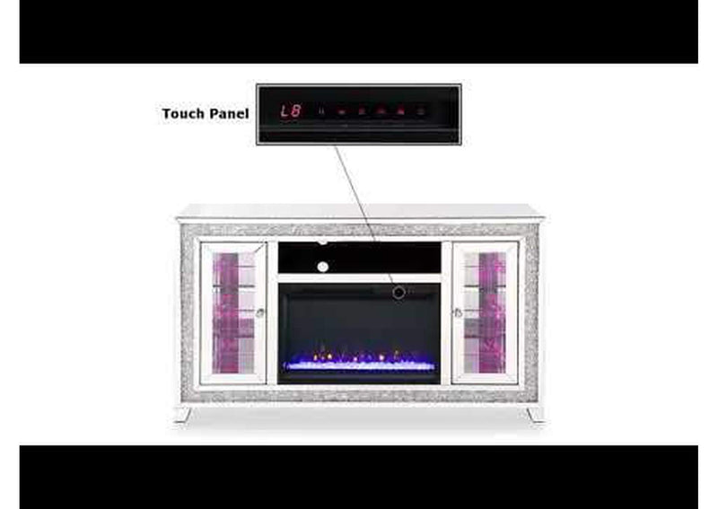 LV00316 Noralie TV Stand with Fireplace and Led