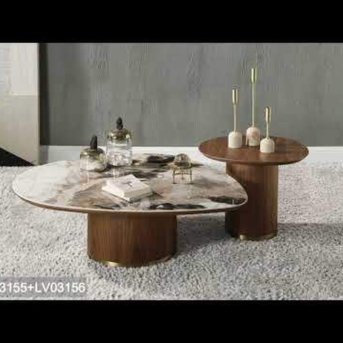 LV03158 Willene TV Stand with Ceramic Top