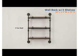 AC00735 Brantley Wall Rack with 2 Shelves