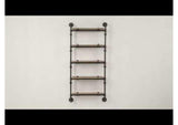 AC00738 Brantley Wall Rack with 5 Shelves
