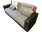 Stylish Fabric and Leather Couch