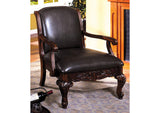 CM-AC6177-PU Sheffield Accent Chair