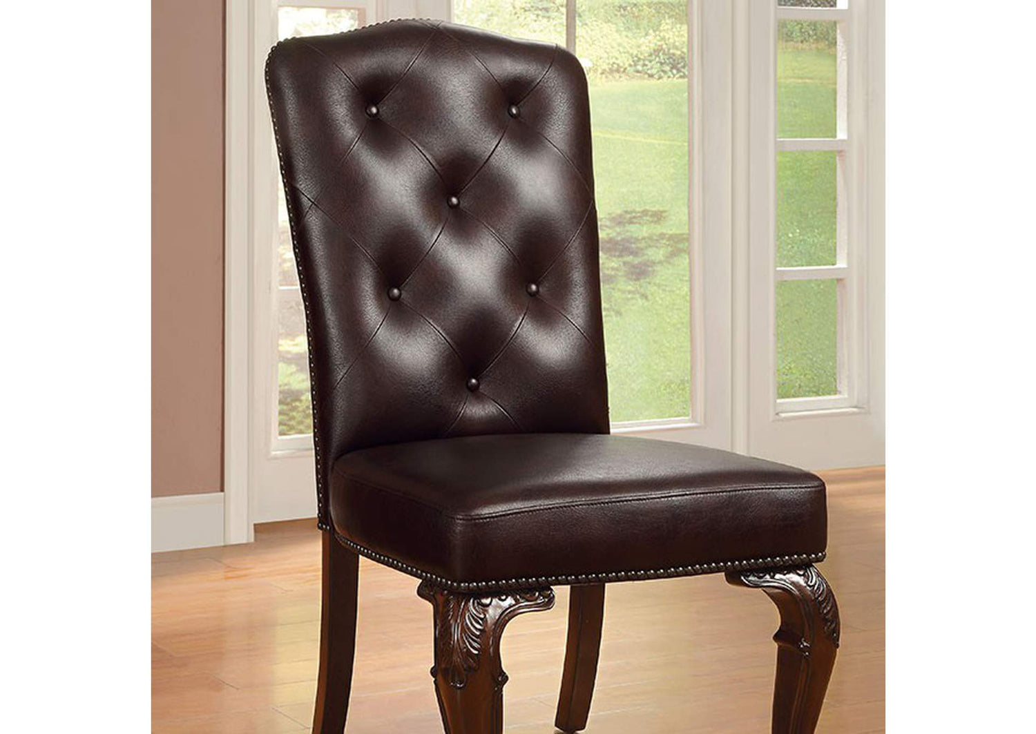 Bellagio Leatherette Side Chair (2/Box)