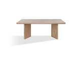NDMT60 Sumner Double Pedestal Oak Dining Table In Natural