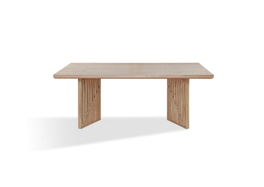 NDMT60 Sumner Double Pedestal Oak Dining Table In Natural
