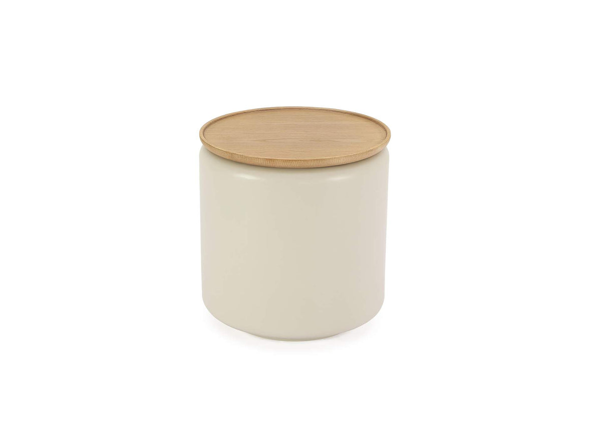 QVUG22 Oskar Lift Top Round End Table In Barley