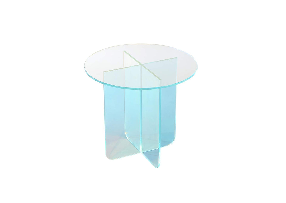 SSWN22L Fomo Large End Table In Iridescent Glass