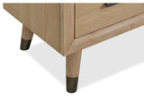 MXNK78 Franklin Three Drawer Two Door White Oak Sideboard In Au Natural