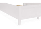 PNRAL6 Grace Three Panel Bed In Snowfall White