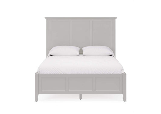 PNKGL5 Grace Three Panel Bed In Elephant Grey